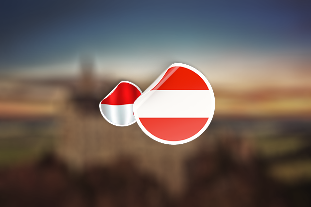 Deutsch A2.1 (Bahasa Indonesia)  Österreich Flags and Tooltips